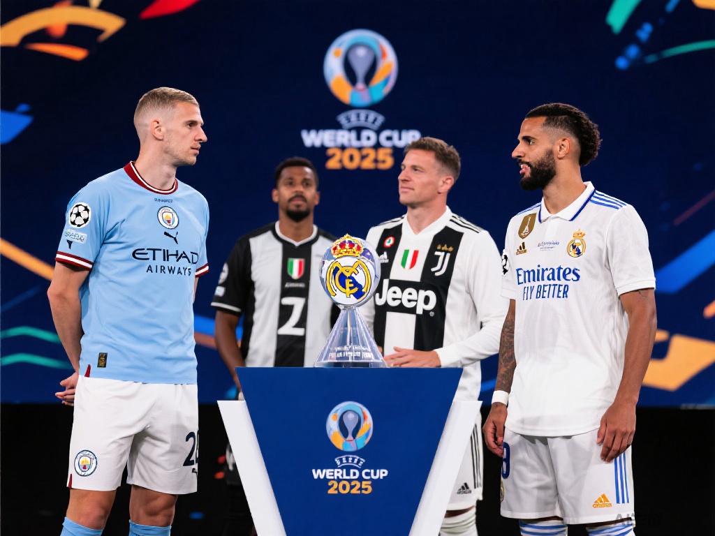 2025世俱杯抽签结果出炉！曼城战尤文，皇马遇新月（2025世俱杯对阵揭晓：曼城迎战尤文，皇马对决新月）